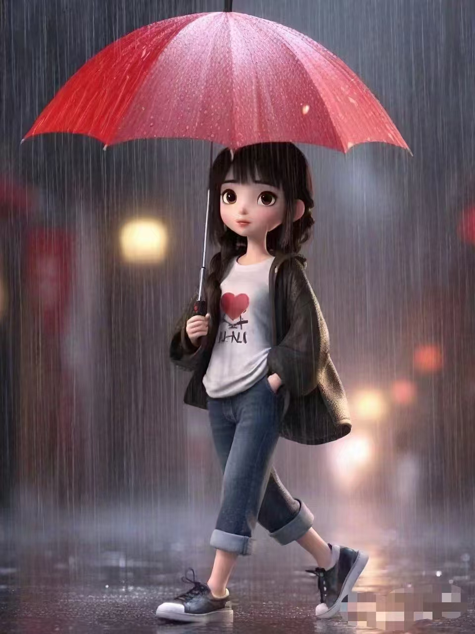 今日有雨注意防滑