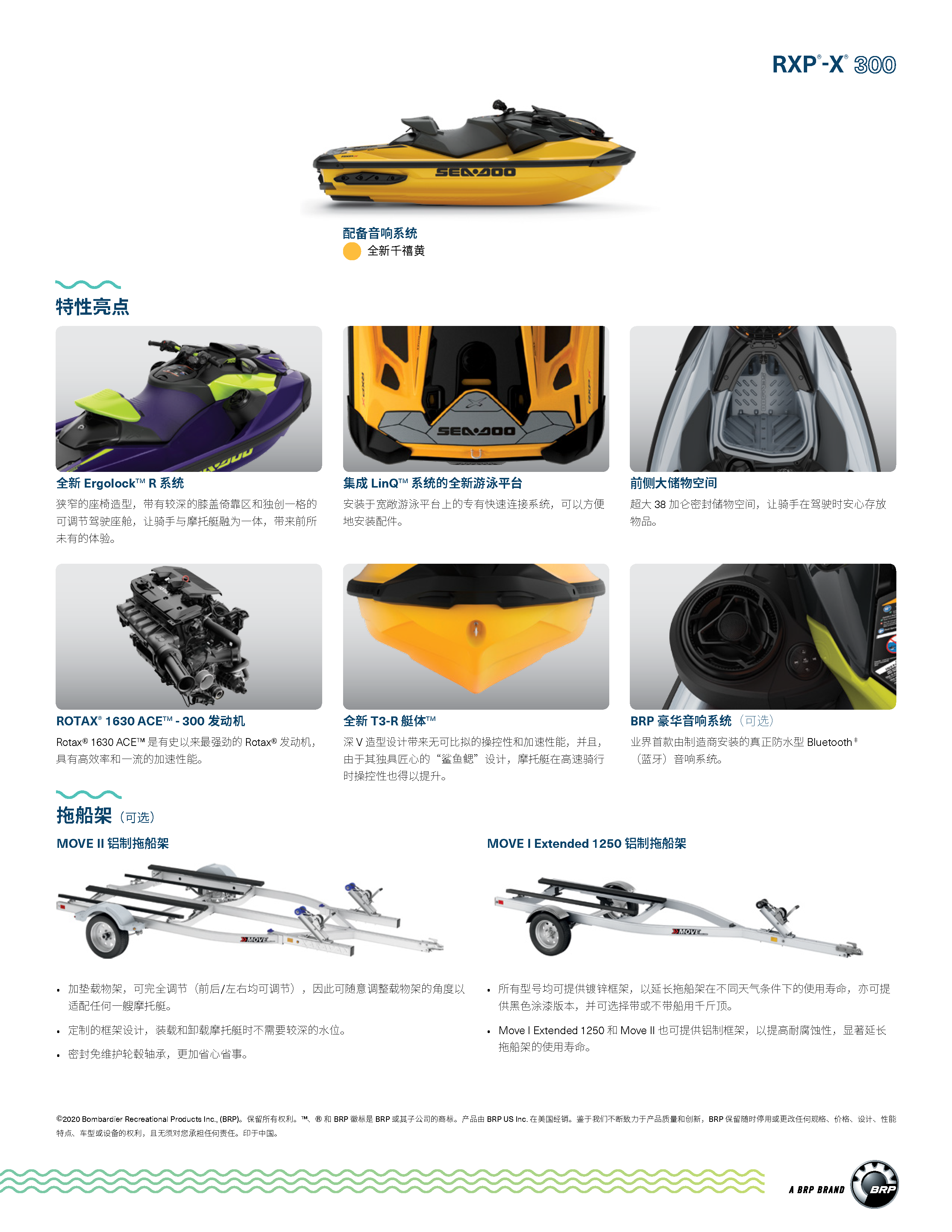 三华动力：竞速灵感终极水上摩托艇 | 21款竞技版 RXP-X 300 午夜紫